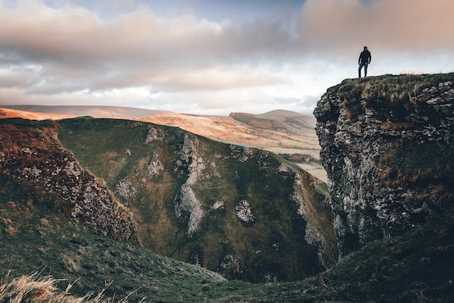 Cliff in the Peak District, Sheffield
